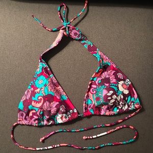 Roxy PacSun Patterned Triangle Bikini Top